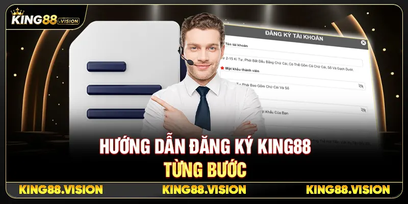 Hướng Dẫn Đăng Ký King88 Từng Bước